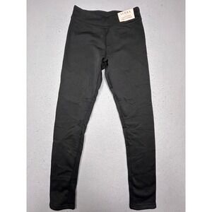 Serra Fleece Lined Leggings Polyester Spandex Black Small 4-6 Womens